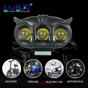 Luces Antiniebla LED Cuadradas Mini de 2 Pulgadas Liu Front Plastic Amarillas para Motocicleta y Automóvil - Product Image 3