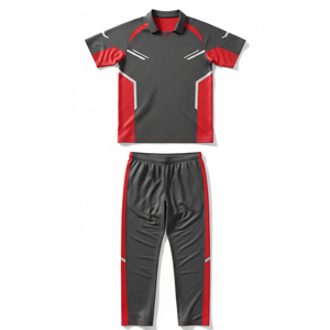 เสื้อคริกเก็ตผู้ชายขายดี 100% โพลีเอสเตอร์ พิมพ์ลายดิจิตอลคุณภาพสูง ระบายอากาศได้ดี สวมใส่สบาย ดีไซน์ใหม่ - Product Image 1