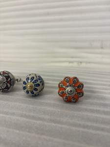 Tiradores de Cerámica Pintados a Mano, Pomos Decorativos para Gabinetes, Manijas Artísticas Únicas para Muebles, Pomos de Cerámica Premium - Product Image 4