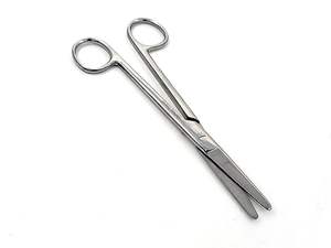 กรรไกรผ่าตัดแบบตรงคุณภาพสูง กรรไกรผ่าตัดแบบโค้ง ใช้แรงมือ ผลิตจากสแตนเลส - Product Image 2