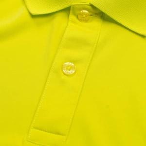 Polo de Manga Corta Verde Lima para Hombre, Logotipo Bordado, Estilo Casual, Corte Regular, Algodón Piqué Transpirable - Product Image 2