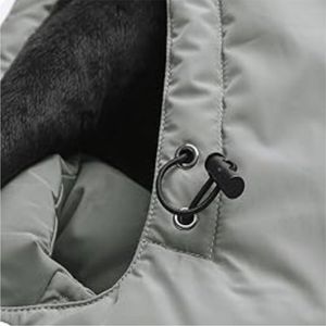 แจ็คเก็ตพัฟเฟอร์สีดำสำหรับผู้ชายรุ่นใหม่ปี 2026 พร้อมโลโก้แบบกำหนดเอง พิมพ์ลายพัฟ และตัวอักษร & ลวดลายแบบกำหนดเองสำหรับแจ็คเก็ตผู้ชาย - Product Image 4