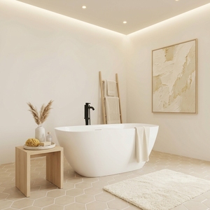 Baignoire autoportante, FW-3302, Morden, Baignoire autoportante en acrylique durable pour salle de bain - Product Image 6