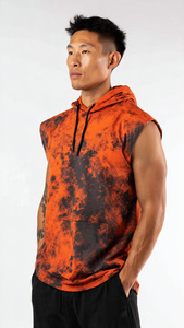 Chaleco Deportivo de Punto con Capucha para Mujer, Sin Mangas, con Bolsillos, para Gimnasio y Entrenamiento Muscular - Product Image 3