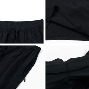 Pantalones Cortos Deportivos Transpirables de Secado Rápido para Hombre, Ligeros, para Entrenamiento, Gimnasio, Correr, con Bolsillo con Cremallera - Product Image 6