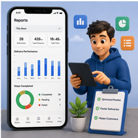Desarrollo de Software para la Planificación de Rutas de Operaciones de Entrega Empresarial, Soluciones de Automatización con IA, Compatible con Internet y MAC