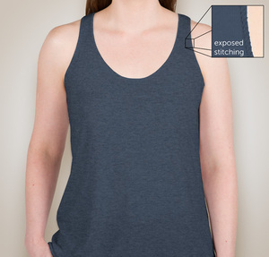 Camiseta sin mangas de punto de color liso para mujer, cuello redondo, informal, transpirable, 100% algodón, con detalle de costuras expuestas - Product Image 5