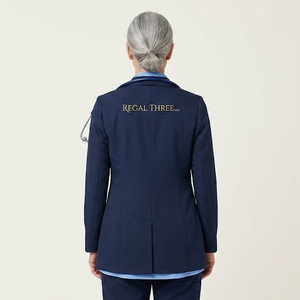 Bata de Laboratorio para Médico/Enfermero, Manga Larga, Color Sólido, para Hombre, Ecológica, de Algodón y Poliéster, Cierre Frontal, Uniforme de Hospital con Logotipo Personalizado - Product Image 3