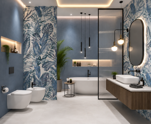 Carrelage mural en porcelaine antidérapant 600x1200mm finition brillante blanche résistant aux acides, isolant thermique, résistant à l'usure, faible absorption d'eau - Product Image 3