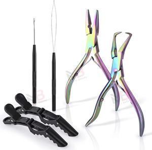 ชุดอุปกรณ์ต่อผม 2 คีมสแตนเลสสำหรับต่อผม อุปกรณ์ต่อผมที่ยั่งยืน - Product Image 5