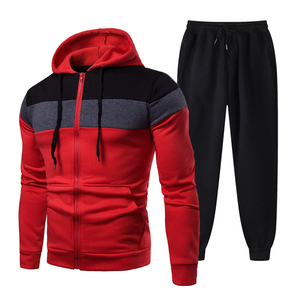 Conjunto Deportivo para Hombre, Chaqueta con Cierre y Mangas Largas y Pantalones Deportivos con Cintura Elástica para Gimnasio, Correr, Fitness y Caminar - Product Image 6