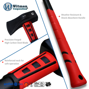 ขวานตัดไม้ขนาด 8 ปอนด์ เกรด A เหล็กกล้าคาร์บอน หัวคมแข็ง คอเสริมความแข็งแรง 92 ซม. สำหรับการดูดซับแรงกระแทก - Product Image 4