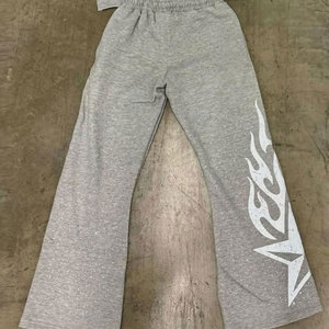 Conjunto de 2 Piezas para Hombre, Diseño Personalizado, Apliques Bordados, Parches Impresos, Logotipo, Estilo Deportivo, Invierno, Sudadera con Capucha y Pantalones Deportivos - Product Image 6