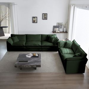 Ensemble de canapés de salon confortables et surdimensionnés en 3 pièces, canapé 2 places et 3 places à assise profonde pour des moments douillets - Product Image 2