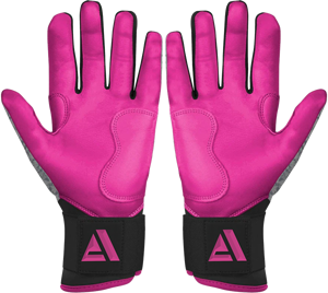 Top Premium Quality Leather Customizable Baseball Batting <b>Gloves</b> premium leather Closure <b>type</b> hook and loop - Product Image 2