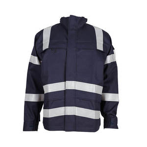 Chaqueta de Seguridad de Alta Visibilidad, Impermeable y Transpirable, Fabricada en Poliéster, Personalizable para Obras de Construcción, Modelo 2026 - Product Image 1