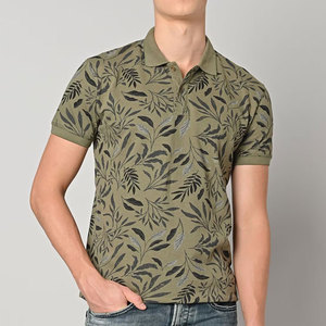 Chemises de golf pour hommes à manches courtes en polyester personnalisées OEM, séchage rapide, styles formels, vêtements de sport, entièrement imprimées par sublimation - Product Image 1