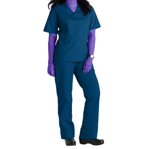Ensemble d'uniformes médicaux à fermeture éclair tendance pour infirmières, style Cherokee, doux et extensible, disponible en plusieurs couleurs - Product Image 2