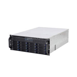 Châssis de serveur de stockage GPU HPC AI Deep Learning 4U à 16 baies de disques, échange à chaud, avec boîtier rackable à haut débit d'air pour l'IA et le stockage - Product Image 2