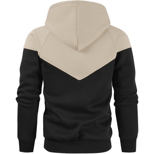 Wholesale Men's Unisex Pullover <b>Hoodie</b> Without Drawstring Polyester/Cotton Fleece Breathable Quick Dry Front Logo - Product Image 1