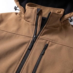 Veste à capuche zippée pour homme avec col montant et poches pratiques - Product Image 3