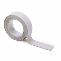 Bande de calfeutrage PVC blanc mat 50mm x 5m auto-adhésive pour toilettes, baignoire et lavabo