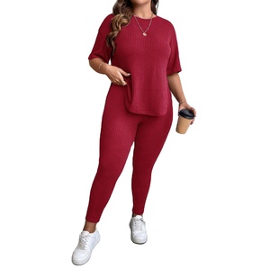 Ropa de dormir de 2 piezas para mujer, manga corta de verano, pantalones cortos y pantalón con camiseta, vestidos, camisón, ropa de casa, pijamas de BD - Product Image 5