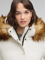 Veste d'hiver matelassée haut de gamme pour femme, vêtement décontracté d'extérieur personnalisé, coupe-vent avec fermeture éclair et poches latérales, manteau pour femme