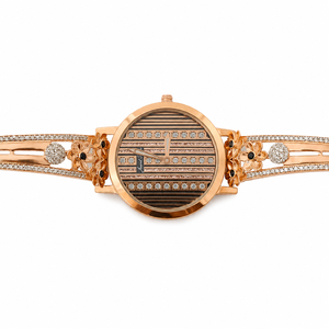 Montre en argent sterling 925 avec cadran à quartz, bracelet de 18 mm, accents en cristal, style vintage de luxe pour femme, finition polie, cadeau de fête - Product Image 3