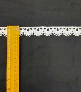 Elegante Ribete de Encaje Guipur con Patrón Floral para Prendas, Vestidos, Textiles para el Hogar, Cortinas, Decoración, Costura, Exportación - Product Image 4