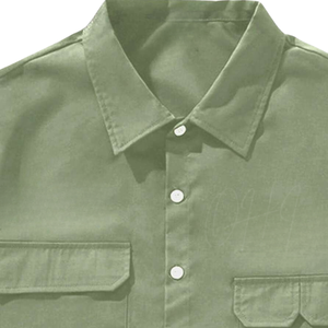 Camisa de Manga Corta Personalizable para Hombre, 100% Algodón, Tela Suave Premium, Transpirable, Ecológica, Costuras Seguras - Product Image 4