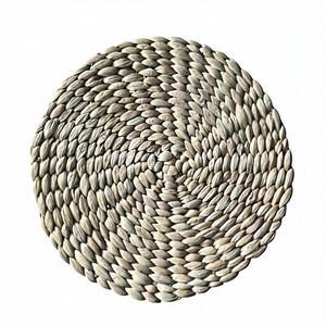 Tapetes de Jacinto de Agua Hechos a Mano de Alta Calidad con Diseño Bohemio - Ecológicos, Duraderos, Antideslizantes, Color Personalizado, Diámetro Personalizado, Los Mejores - Product Image 5