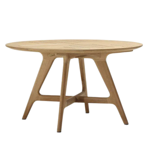 <b>Round</b> <b>Solid</b> <b>Wood</b> Eco-Friendly Durable <b>Dining</b> <b>Table</b> Midcentury Modern Design Stable Furniture - Product Image 3