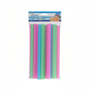 CANITA X 24 Cannucce Monouso in PLA 3 Colori 21X1.2CM Varie Misure - Product Image 1