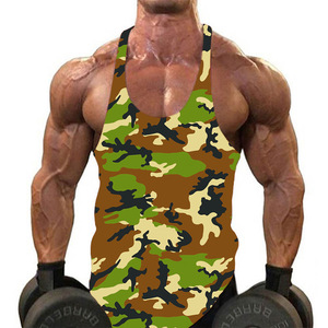 Sports Cotton Boy's Muscle <b>Singlet</b> Sleeveless Travel Vest Gym Mens Tank Top Bodybuilding Fitness <b>Running</b> Custom Logo Tank Top - Product Image 5