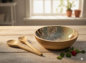 Serving <b>bowl</b> with lid luxury serving <b>bowl</b> with lid luxury icy ice serving <b>bowls</b> chocolate serving <b>bowl</b> <b>Large</b> serving <b>bowl</b> wood - Product Image 5