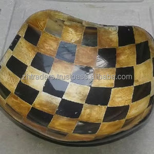 Bol en corne de buffle moderne, poli à la main, de qualité supérieure, écologique, pour la cuisine, bol en corne naturelle pour la maison et les restaurants - Product Image 1