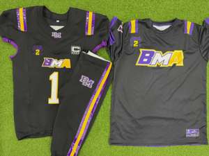Conjunto de Uniforme de Fútbol Americano Personalizado con Etiqueta Propia, Camiseta sin Mangas con Cuello en V para Hombre, Poliéster que Absorbe la Humedad, Uniforme de Equipo para Adultos - Product Image 3