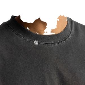 เสื้อกล้ามผู้ชายแขนกุดผ้าฝ้ายชุดกีฬาซักกรดสำหรับยิมกีฬาอินเทรนด์โลโก้ตามสั่ง - Product Image 3