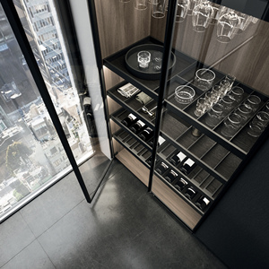 JY Project Custom Modern Luxury MDF Kitchen <b>Cabinets</b> <b>Wall</b>-<b>Mounted</b> Ready-to-Install Full Set with Sink Eco-Friendly Made Vietnam - Product Image 3