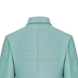 Chaqueta de cuero para mujer con tacto de lujo, estilo elegante y interior cómodo para la moda de invierno. Chaquetas para mujer. - Product Image 4