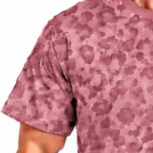 Dusty Rose <b>Leopard</b> <b>Print</b> T <b>Shirt</b> Short Sleeve Casual Fashion Crew Neck Pattern Tee Soft Lightweight Streetwear Everyday Wear Top - Product Image 5