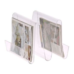 Organizador de acrílico premium, elegante organizador de periódicos, soporte para revistas de mesa de centro, organizador de mesa auxiliar, archivador de acrílico transpirable - Product Image 3