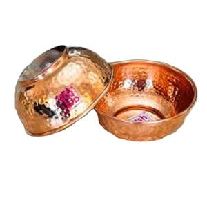 Meilleur prix pour un ensemble de bols exclusifs en cuivre pur multi-usages Mini taille fruits et soupe salade et plat de riz Différentes tailles disponibles - Product Image 1