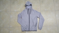 Veste à capuche unisexe jaune avec fermeture éclair, manches longues, couleur unie, coupe classique, vêtements de sport pour adultes, toutes saisons