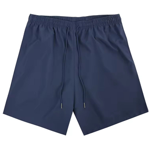 2026 New Custom Lined Double <b>Layer</b> Pockets Breathable Quick Dry <b>Mid</b> Elastic Waist Knitted Jogger Sports Workout Men Shorts - Product Image 4