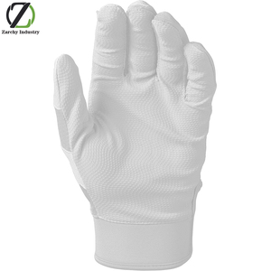 Breathable Four-<b>Way</b> Stretch Mesh Backhand Leather Batting Gloves-Winter Ready Adult & Youth Sizes in Multiple Colors - Product Image 6