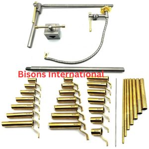 BISONS - Kit de Retractores Tubulares Quirúrgicos Manuales de Acero Inoxidable para Cirugía de Columna Vertebral, 33 Piezas |   Conjunto de Instrumentos Ortopédicos - Product Image 3
