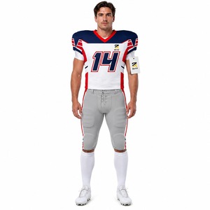 Uniforme de fútbol americano de alto rendimiento diseñado con tela premium para mayor velocidad, comodidad y confianza. Precio al por mayor. - Product Image 4