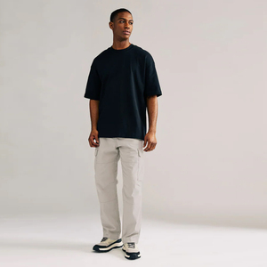 <b>Men's</b> Khaki <b>Cargo</b> Pants Casual Straight Leg <b>Trousers</b> With Multiple Pockets - Product Image 6